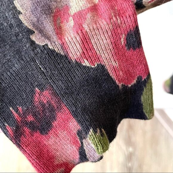 Ralph Lauren black button cardigan with roses - Picture 12 of 12